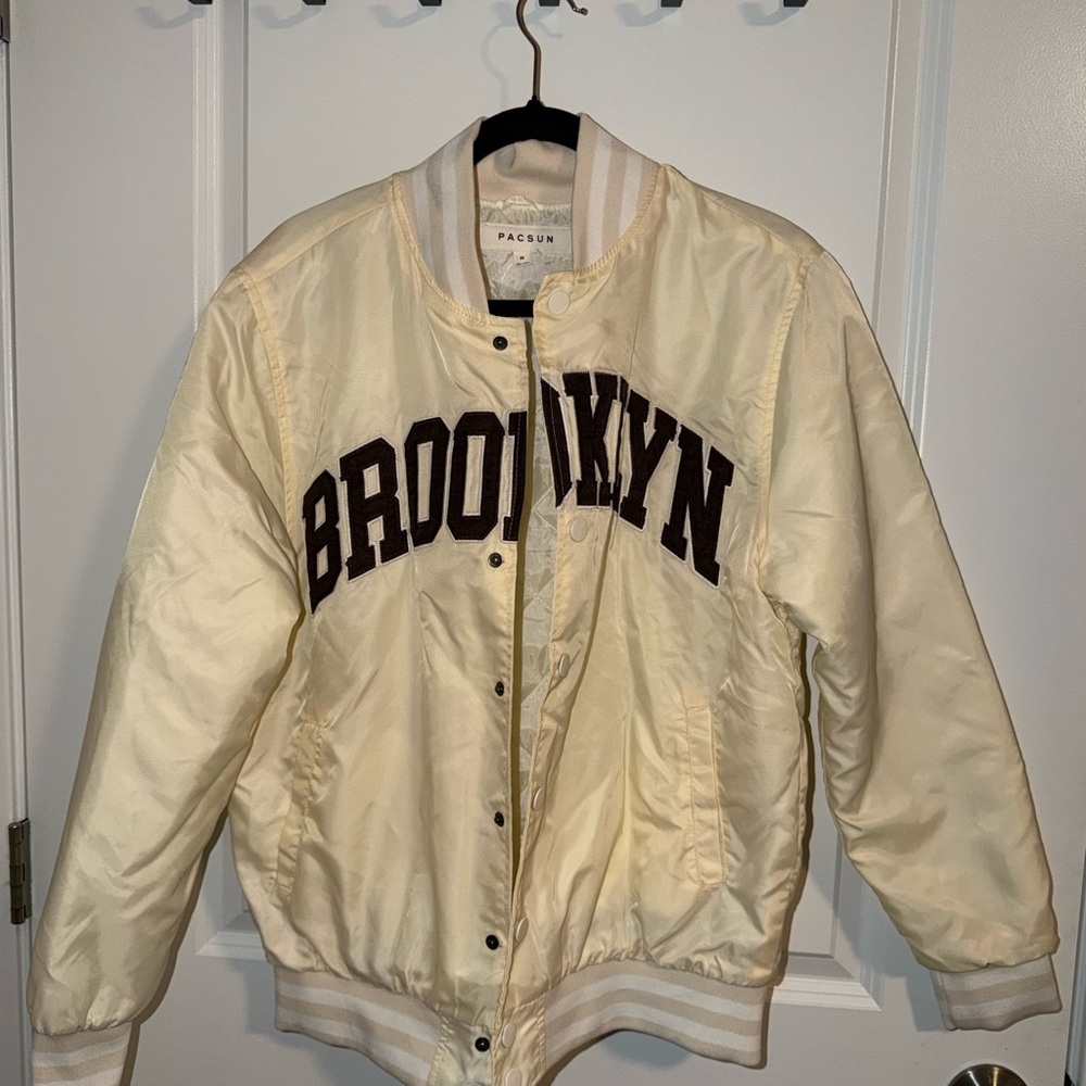 PacSun Quilted Cream Jacket